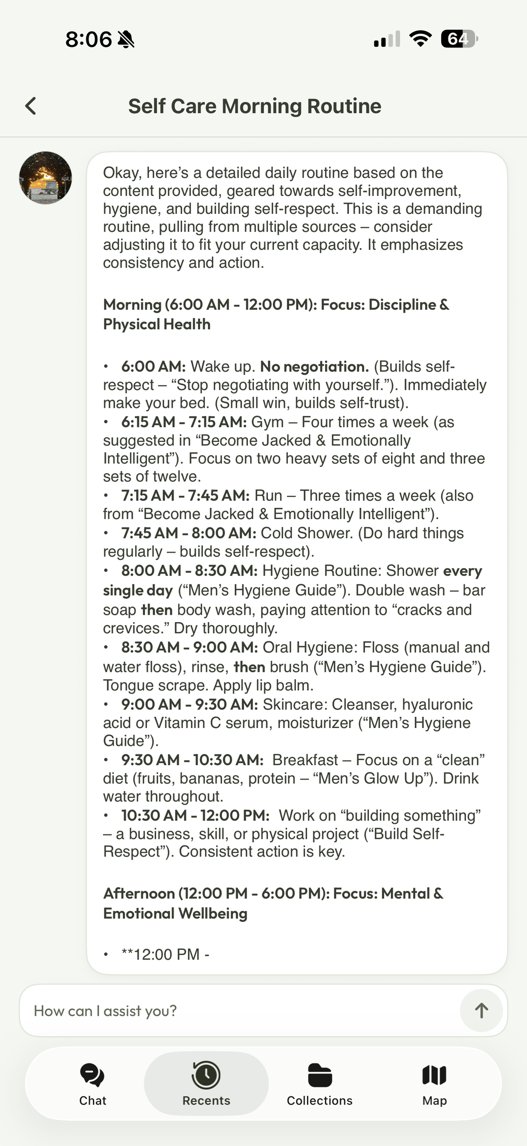 Vara Personal Assist — AI-generated morning routine from your saved content